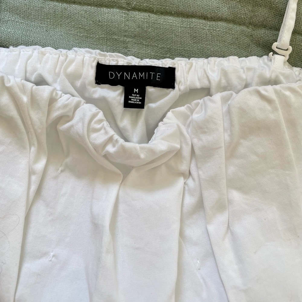 Dynamite White Bolero and Bandeau Set - Picture 3 of 14